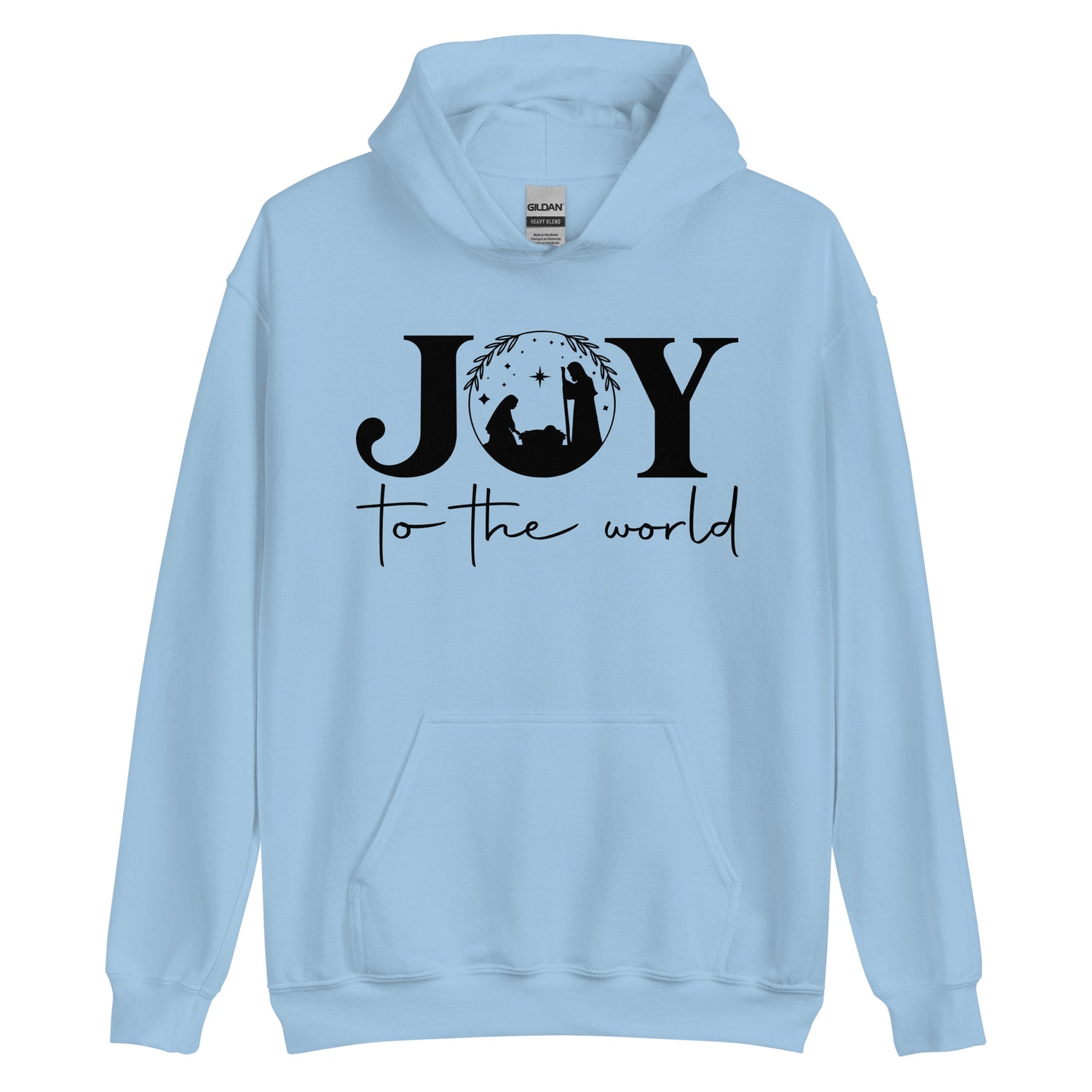 Joy to the world blue Hoodie | MAD Apparel