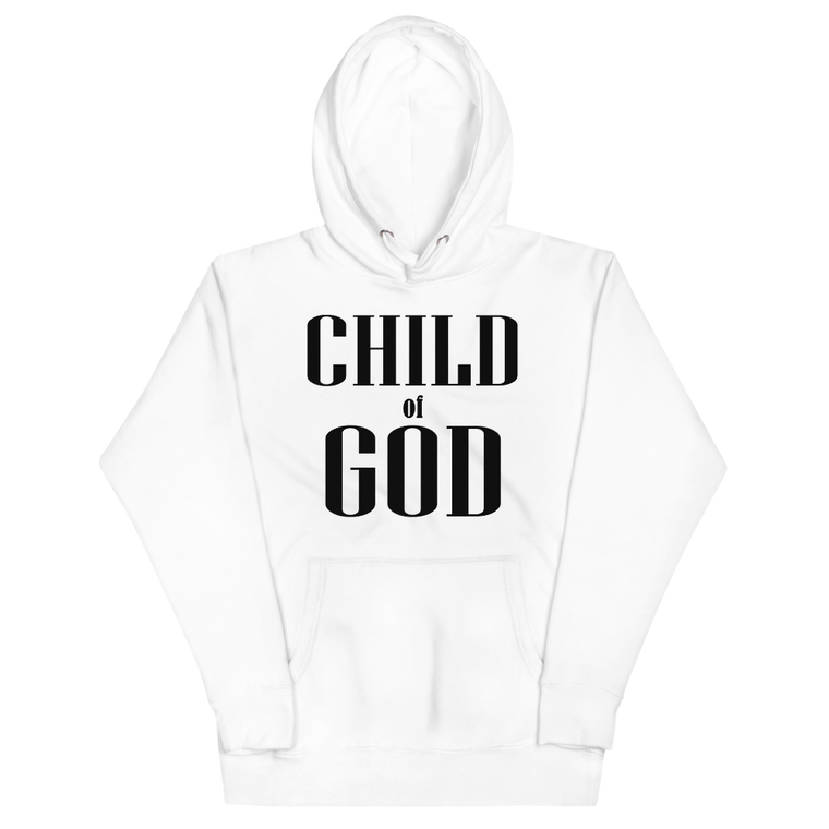 Child of God Unisex Hoodie - White