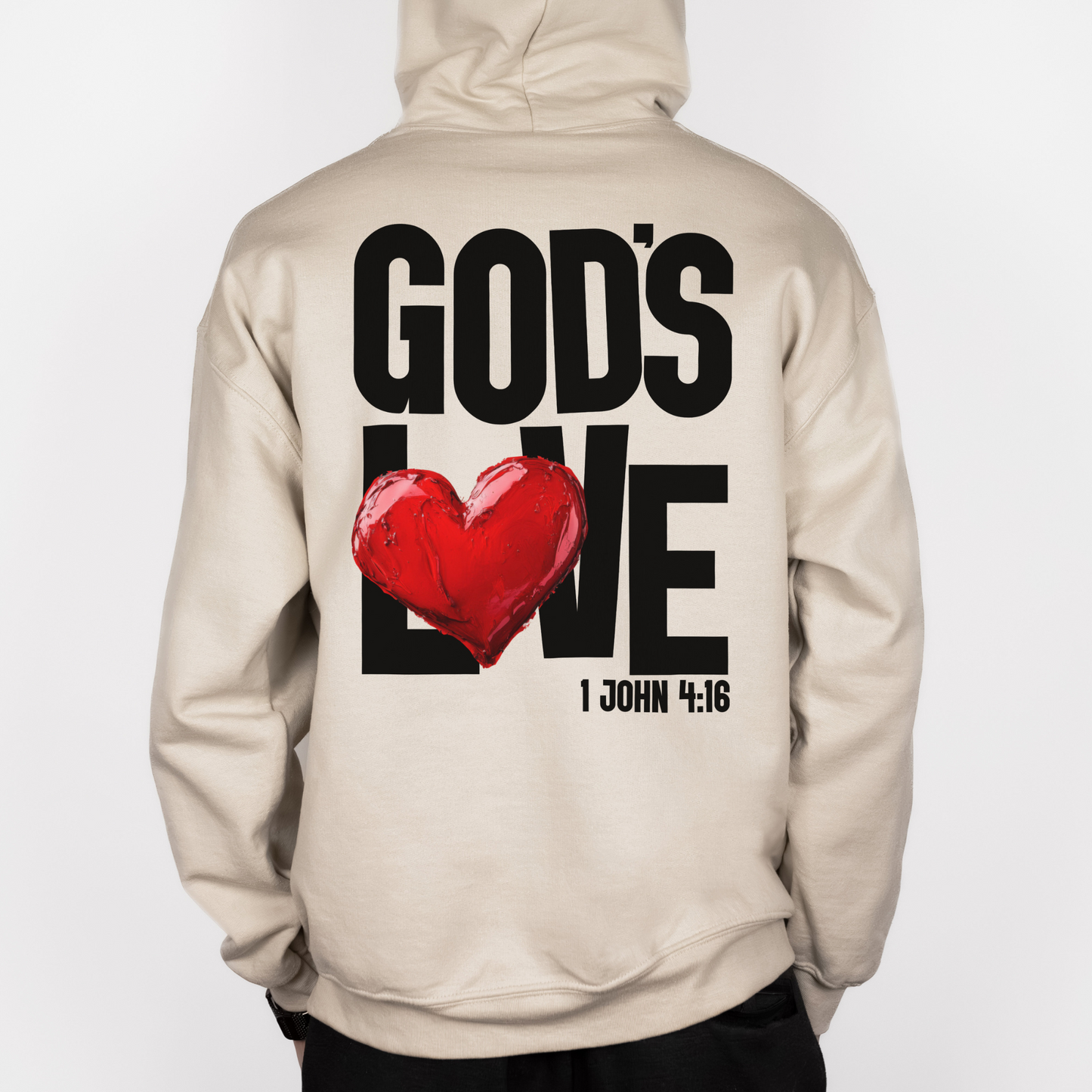 MAD Apparel God's Love Sand Hoodie