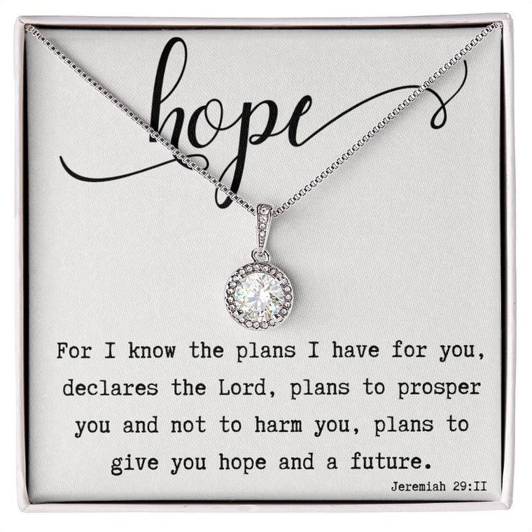 Hope Scripture Eternal Hope Necklace