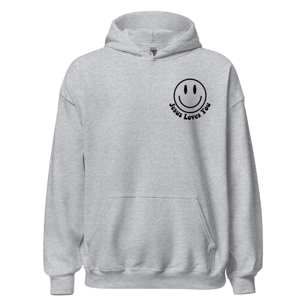 M.A.D Apparel Ltd Hoodies Jesus Loves You Smiley Faith Hoodie