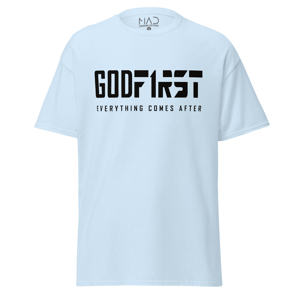 
                  
                    M.A.D Apparel Ltd Tees God First Classic Faith T-Shirt
                  
                