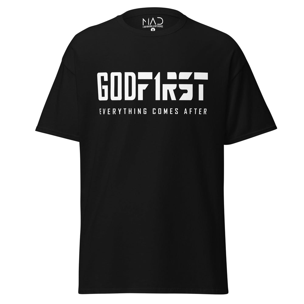 
                  
                    M.A.D Apparel Ltd Tees God First classic Worship Tee
                  
                