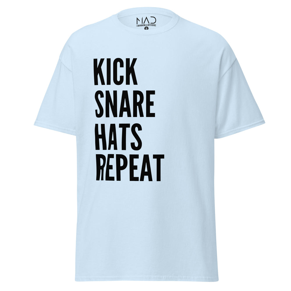 
                  
                    M.A.D Apparel Ltd Tees Kick Snare Hats Repeat Classic Worship T-shirt
                  
                