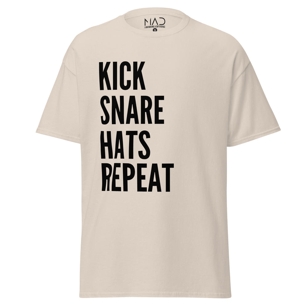 
                  
                    M.A.D Apparel Ltd Tees Kick Snare Hats Repeat Classic Worship T-shirt
                  
                