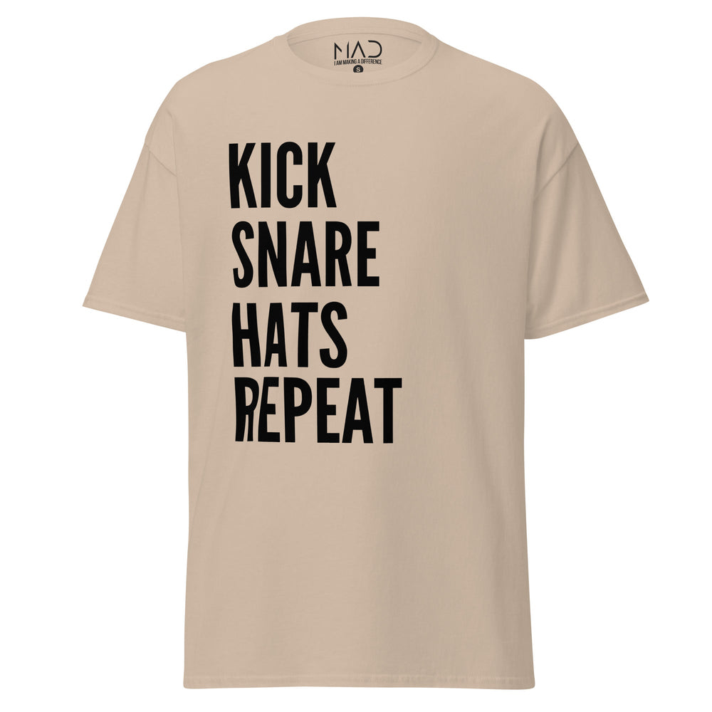 
                  
                    M.A.D Apparel Ltd Tees Kick Snare Hats Repeat Classic Worship T-shirt
                  
                