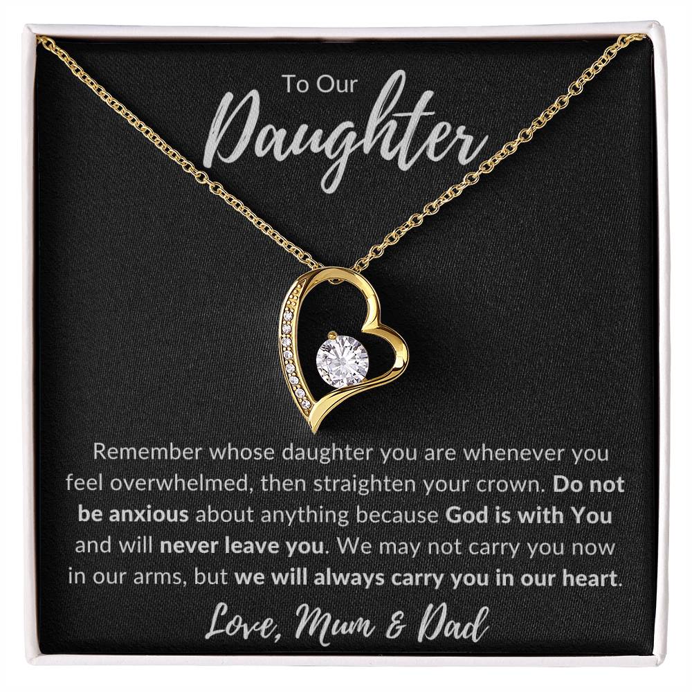 
                  
                    ShineOn Fulfillment Jewelry God is with you heart Necklace
                  
                