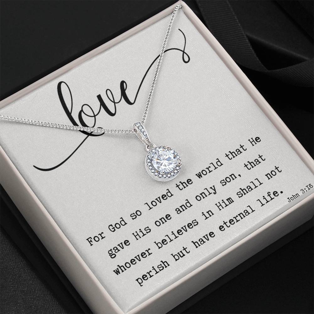 
                  
                    ShineOn Fulfillment Jewelry God's Love Scripture Eternal Hope Necklace
                  
                