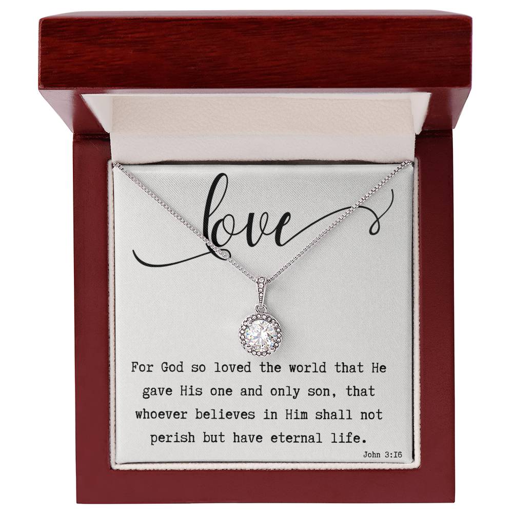 
                  
                    ShineOn Fulfillment Jewelry God's Love Scripture Eternal Hope Necklace
                  
                