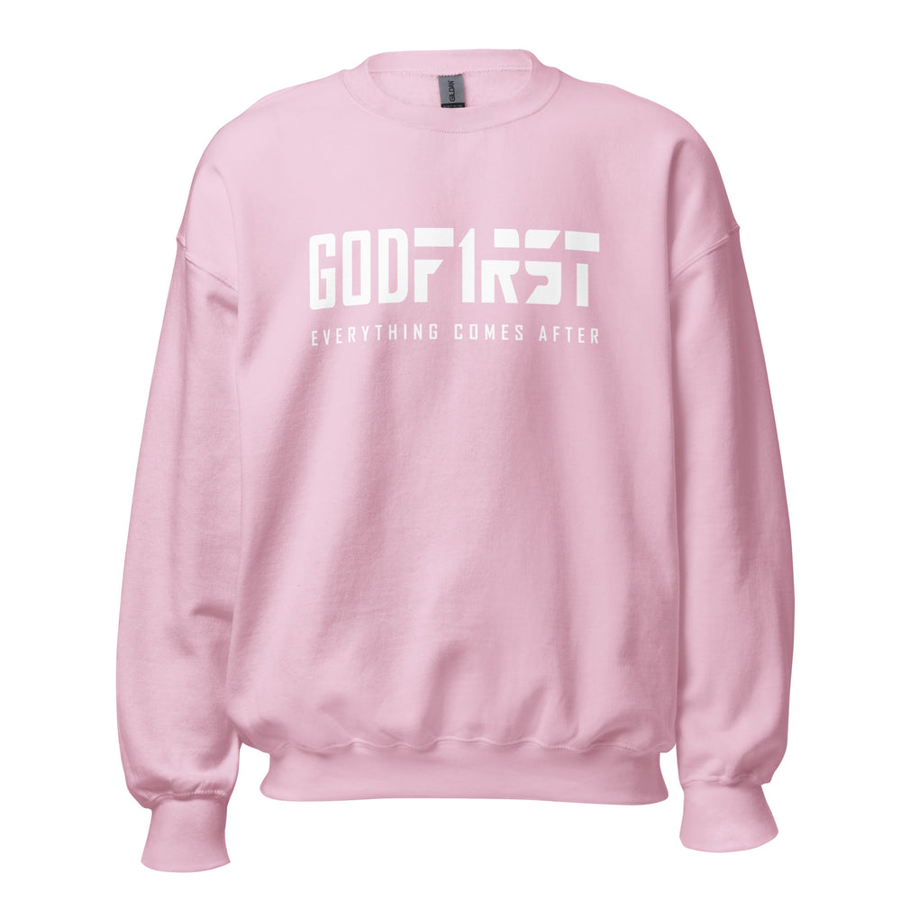 
                      
                        God First Sweatshirt
                      
                    