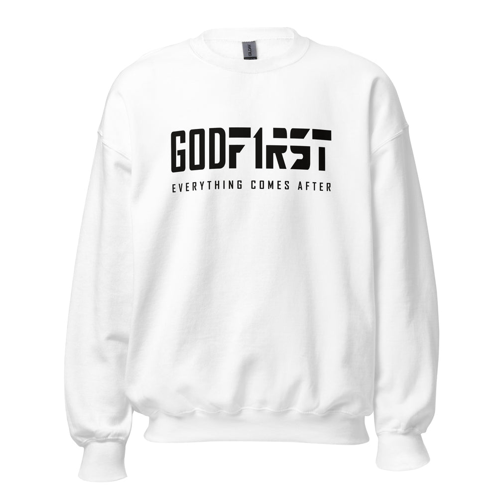 
                      
                        God First Sweatshirt
                      
                    