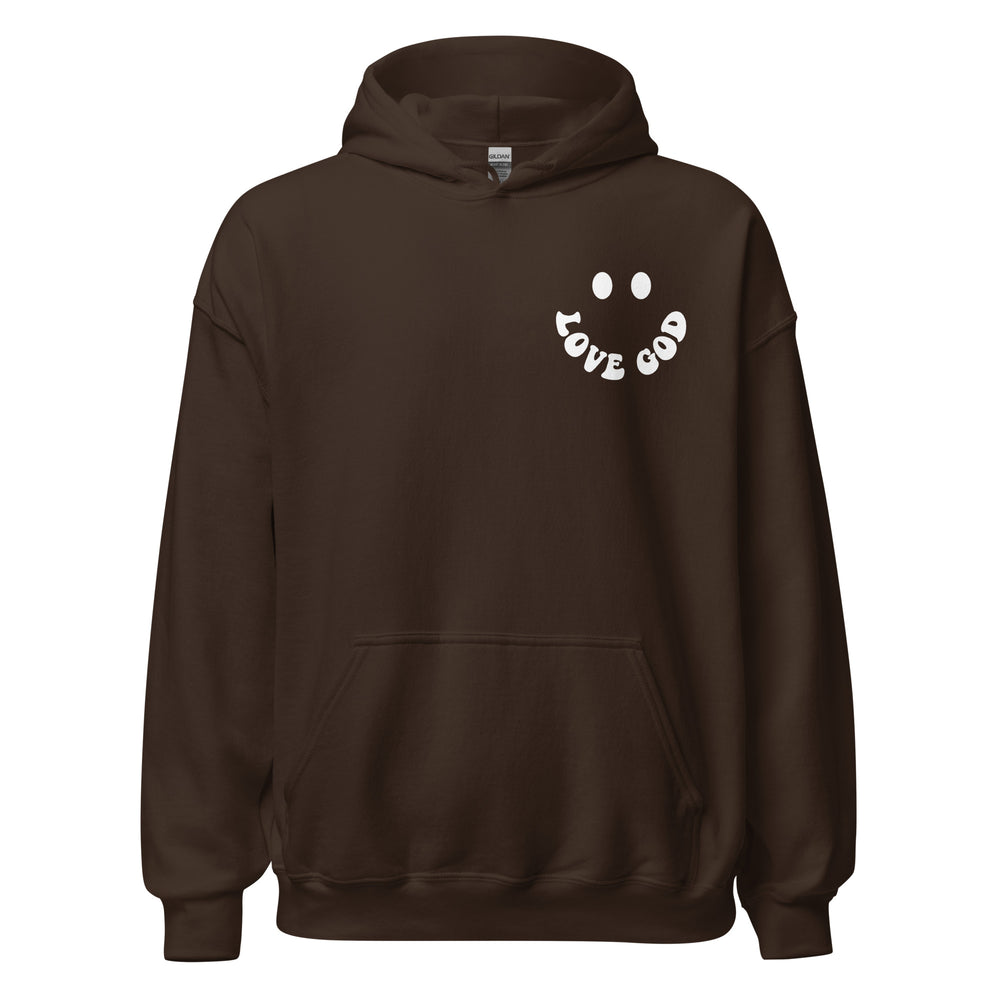 
                      
                        Love God Unisex Dark Chocolate Hoodie | MAD Apparel
                      
                    