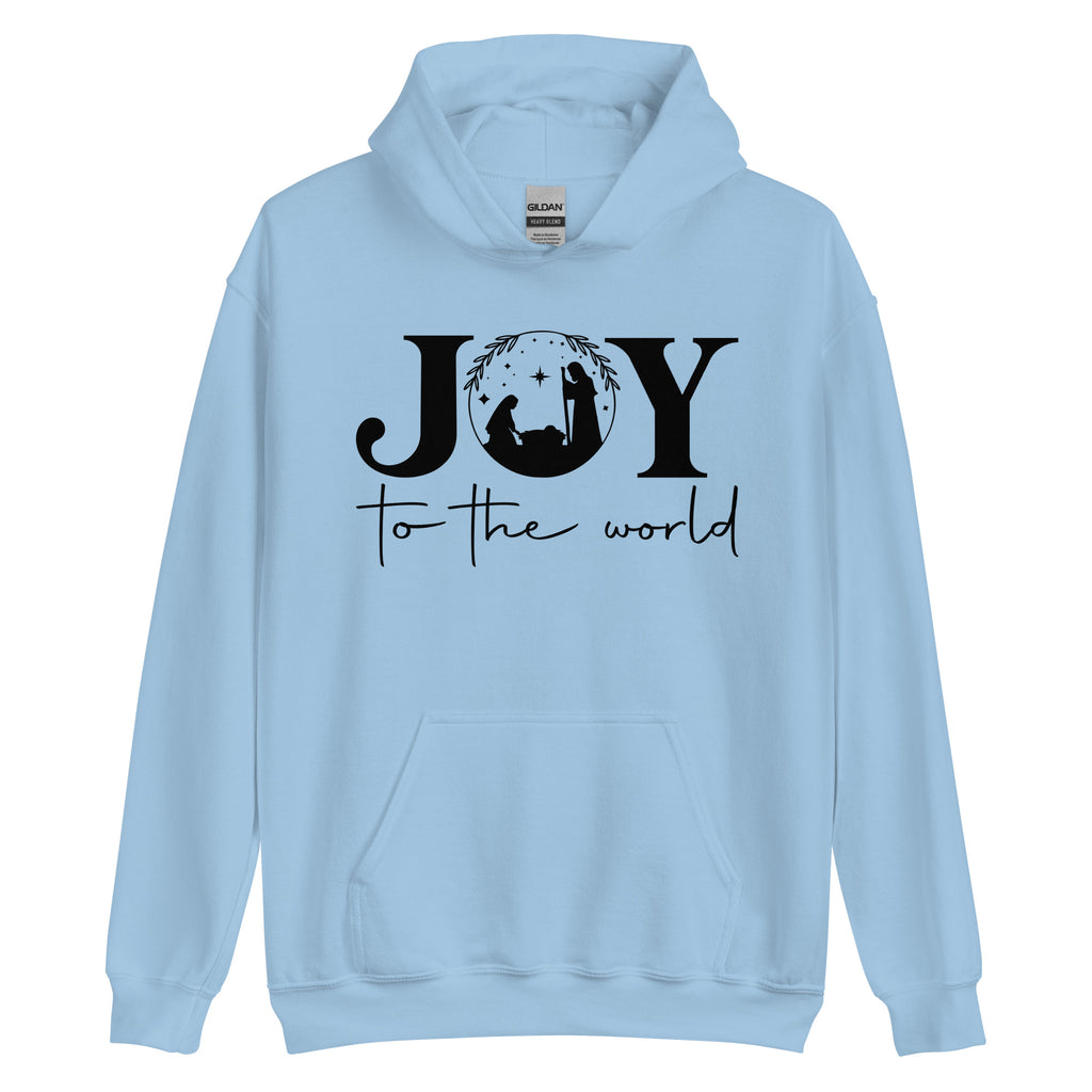 Joy to the world blue Hoodie | MAD Apparel