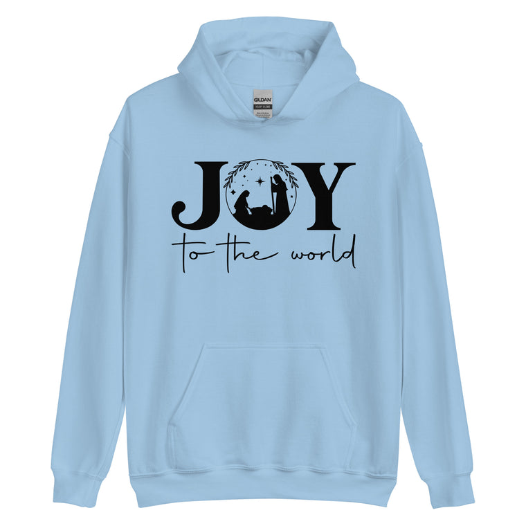 Joy to the world whiteHoodie | MAD Apparel
