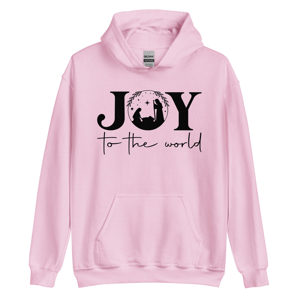 
                      
                        Joy to the world light pink Hoodie | MAD Apparel
                      
                    