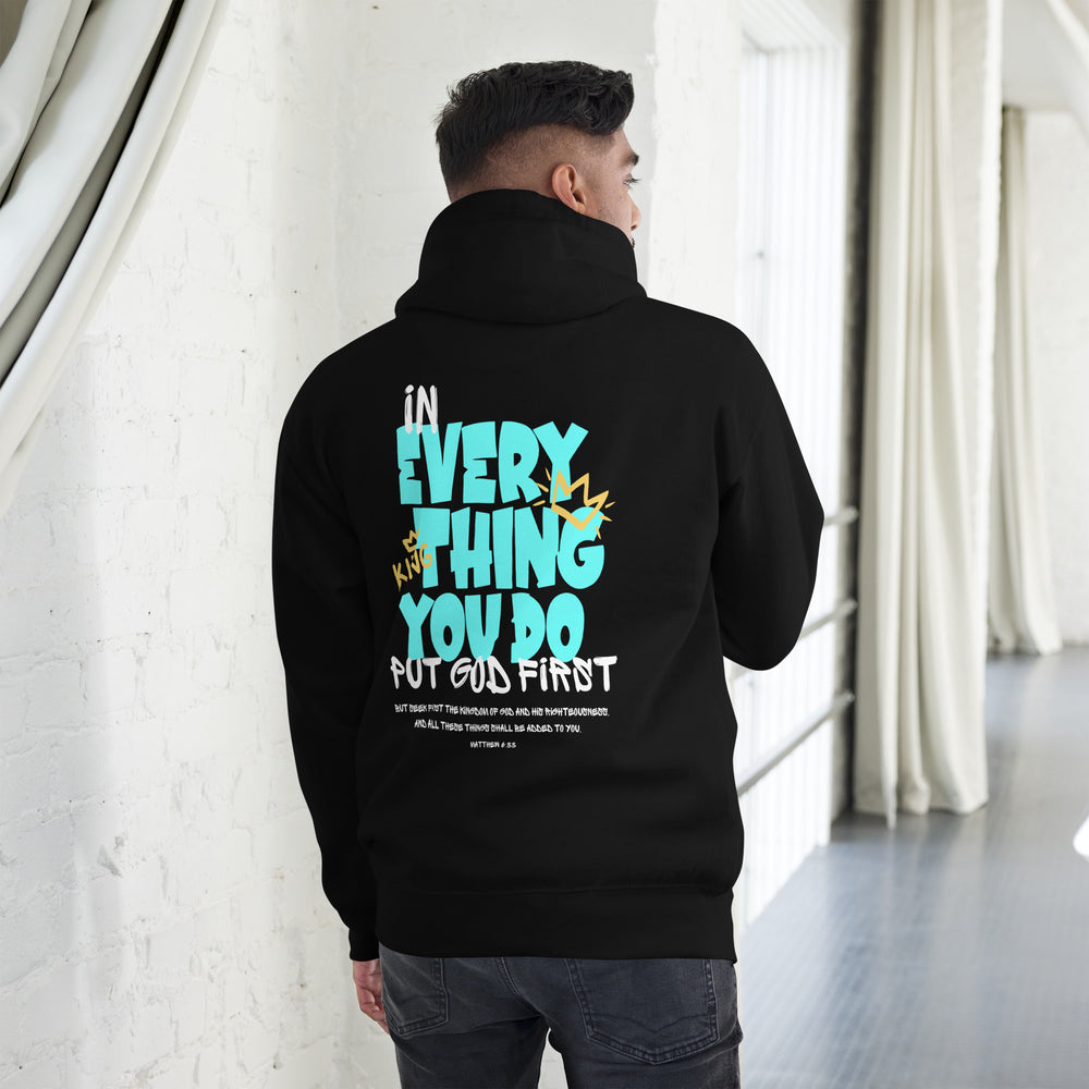 
                      
                        Put God First Black Hoodie | MAD Apparel
                      
                    