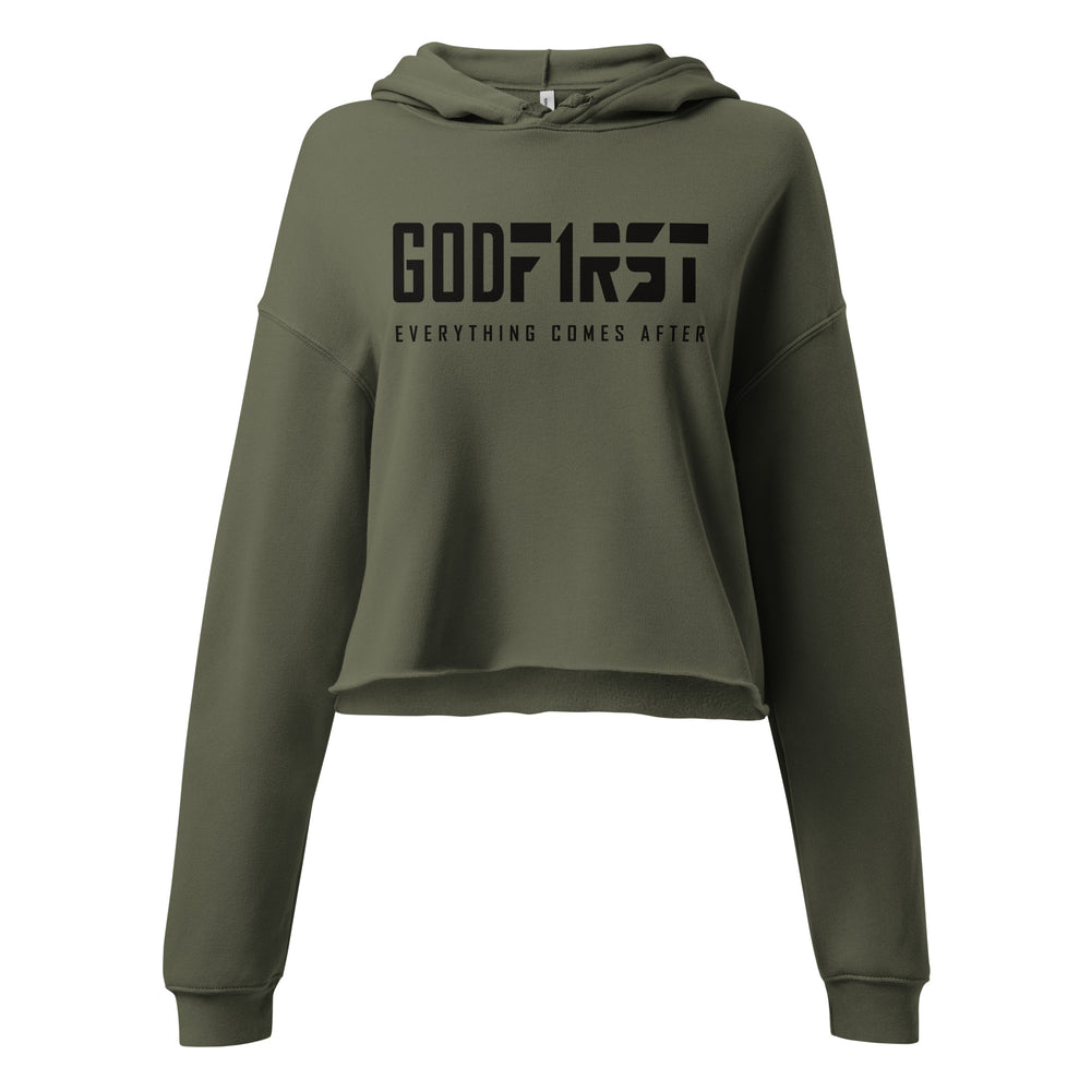 God First Cropped Hoodie