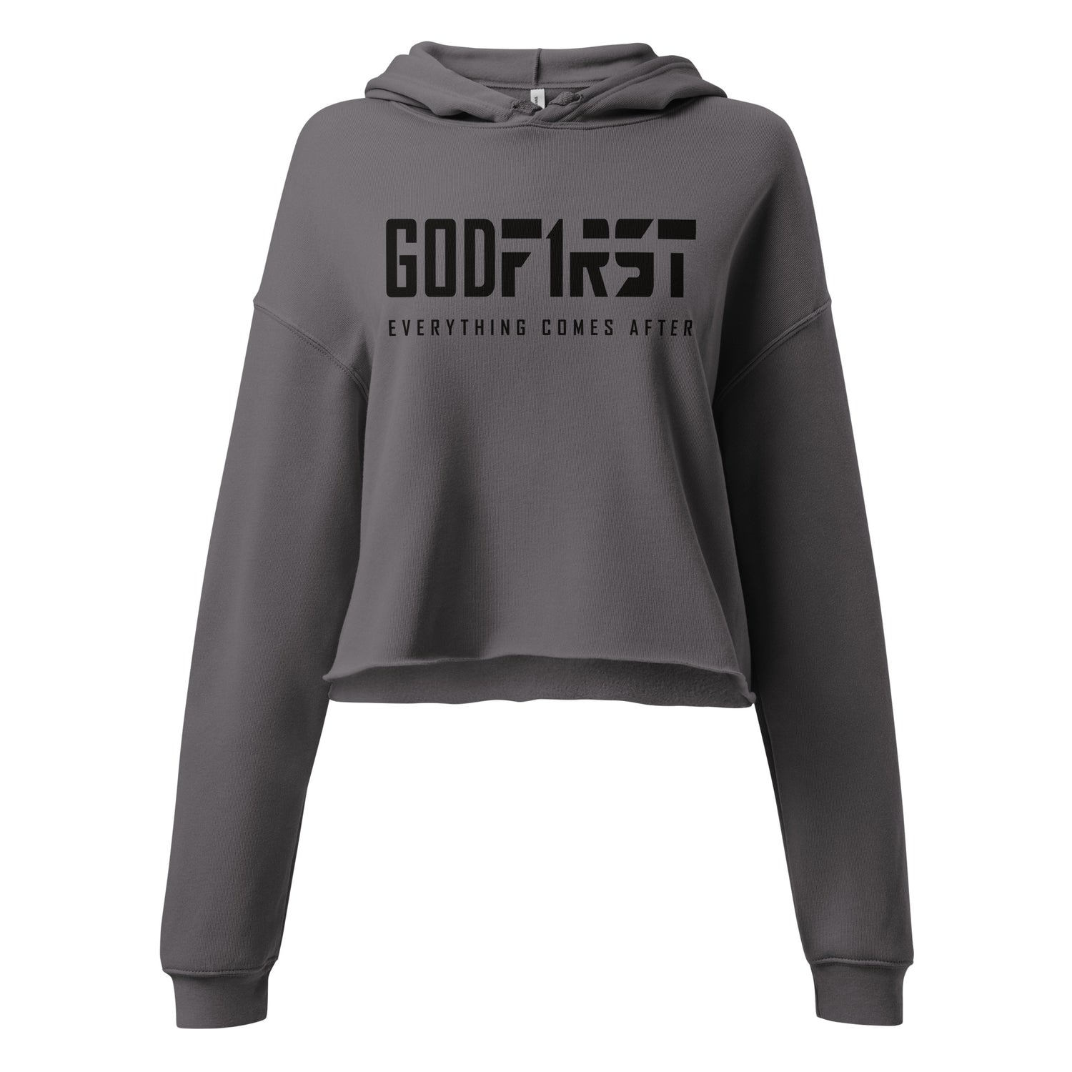 God First Cropped Hoodie