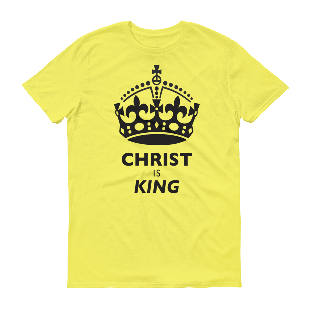 Yellow Christ is King Design Tee