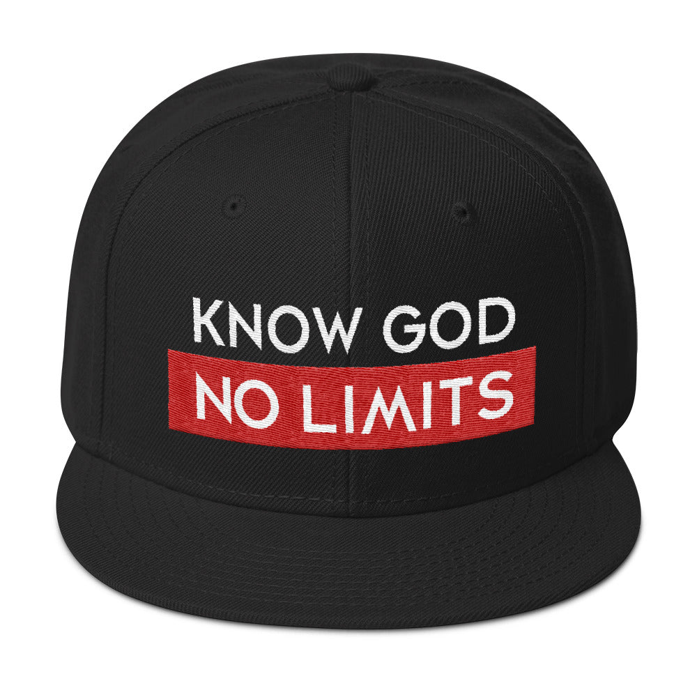 Christian Caps Black Know God Snapback
