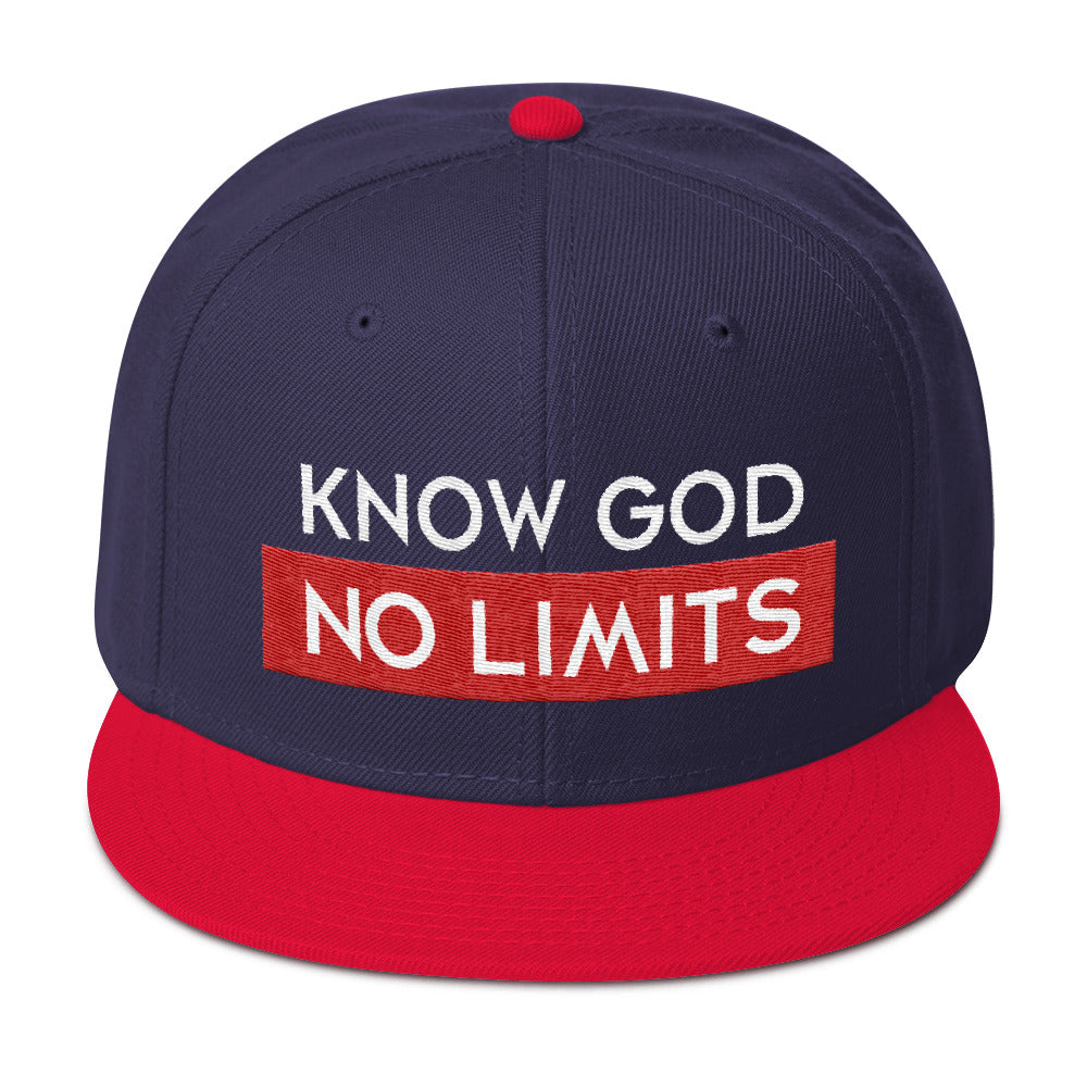 Christian Cap Blue/Red Know God Snapback