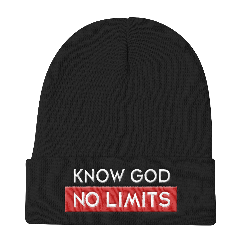 Christian Accessories Black Know God Beanie