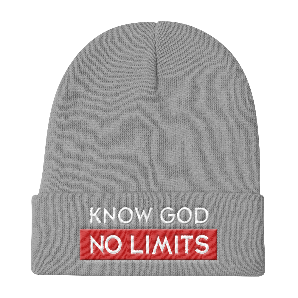 Christian Accessories Grey Know God Beanie