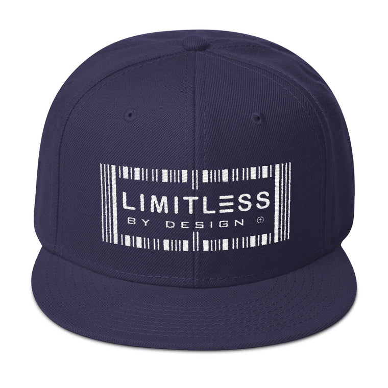 Christian Caps Blue/Red Limitless Snapback With White Lettering