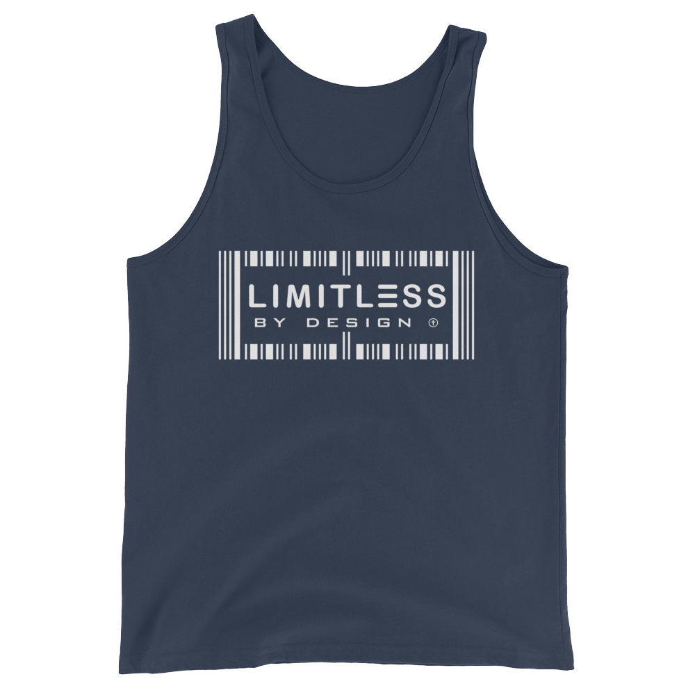 Christian Clothing Navy Limitless By Design Tank Top