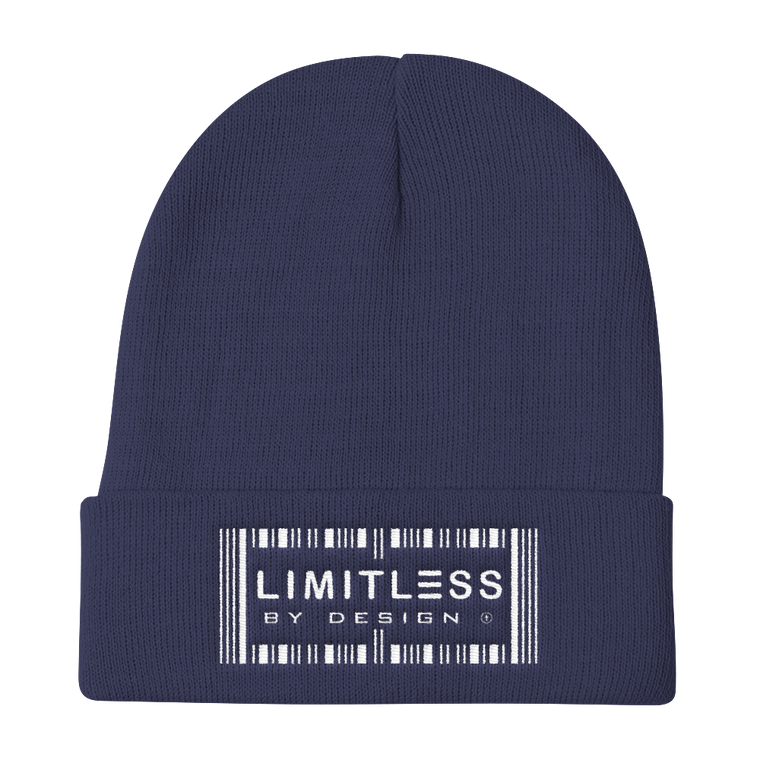 Christian Caps & Hats Blue Limitless By Design Beanie