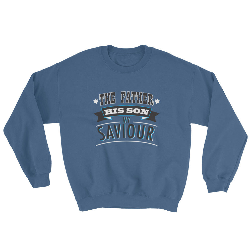 Christian Clothing Dark Blue The Father Design Sweatshirt