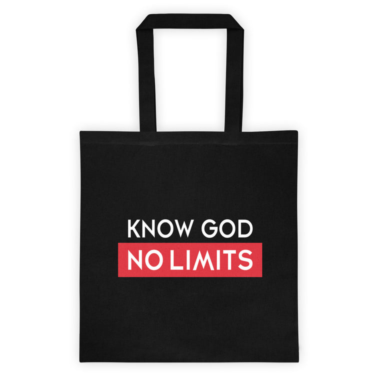 Know God No Limits Tote bag