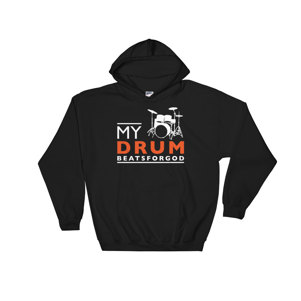 Christian Hoodies Black My Drum Beats Design Hoodie