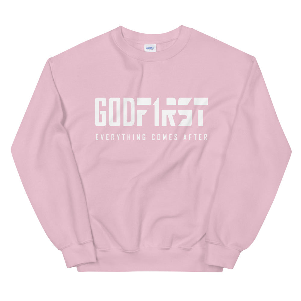 M.A.D Apparel GOD First Light Pink Sweatshirt