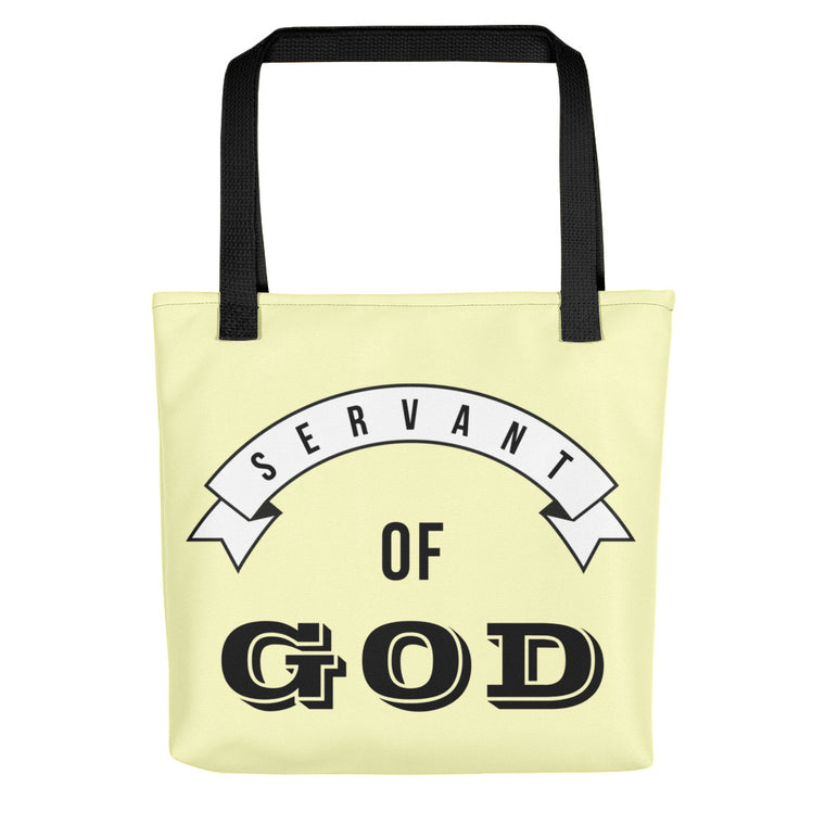Servant of God Tote bag