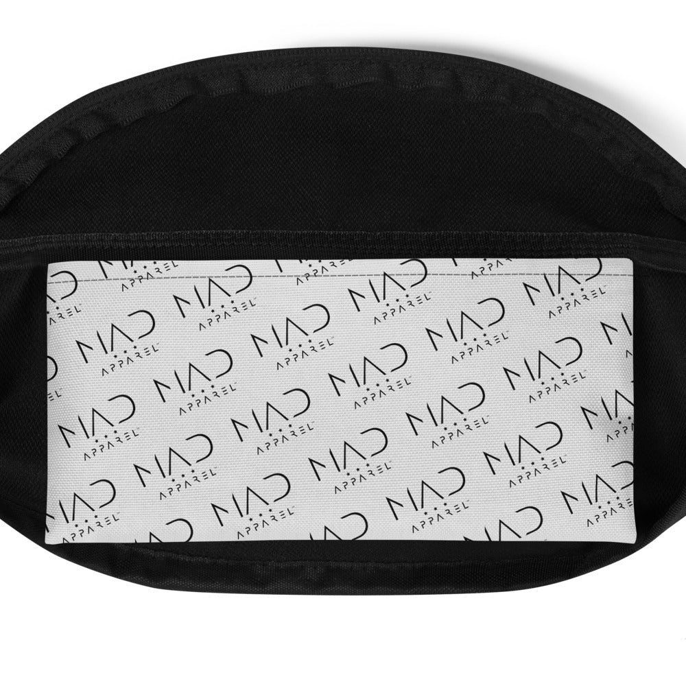 Christian Bags Inside Pocket Black God First Design Waist Bag With White Lettering