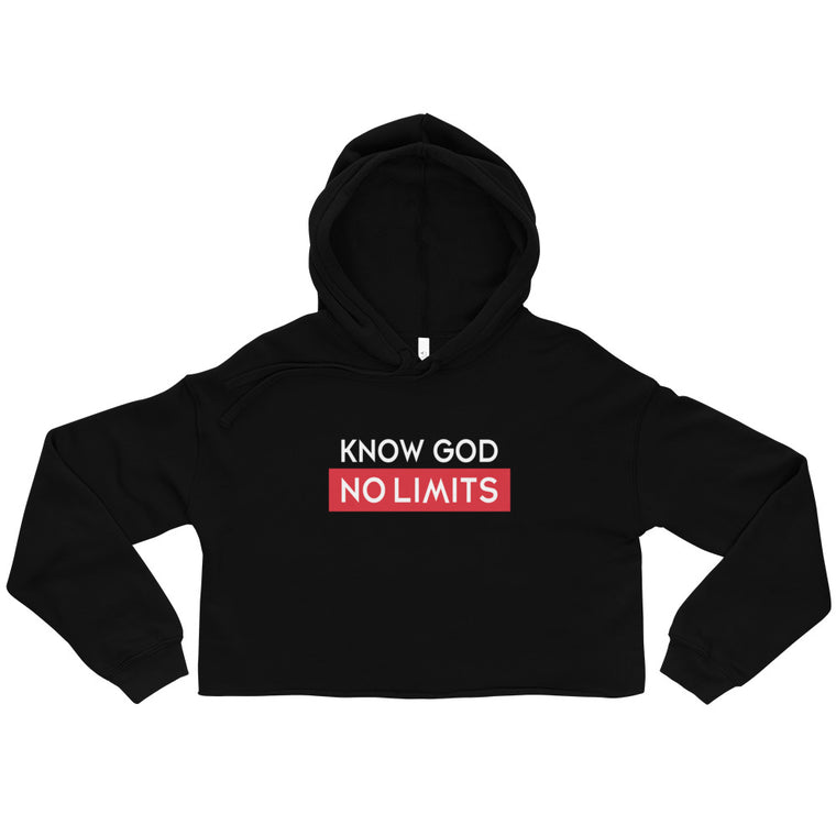 Know God Cropped Hoodie