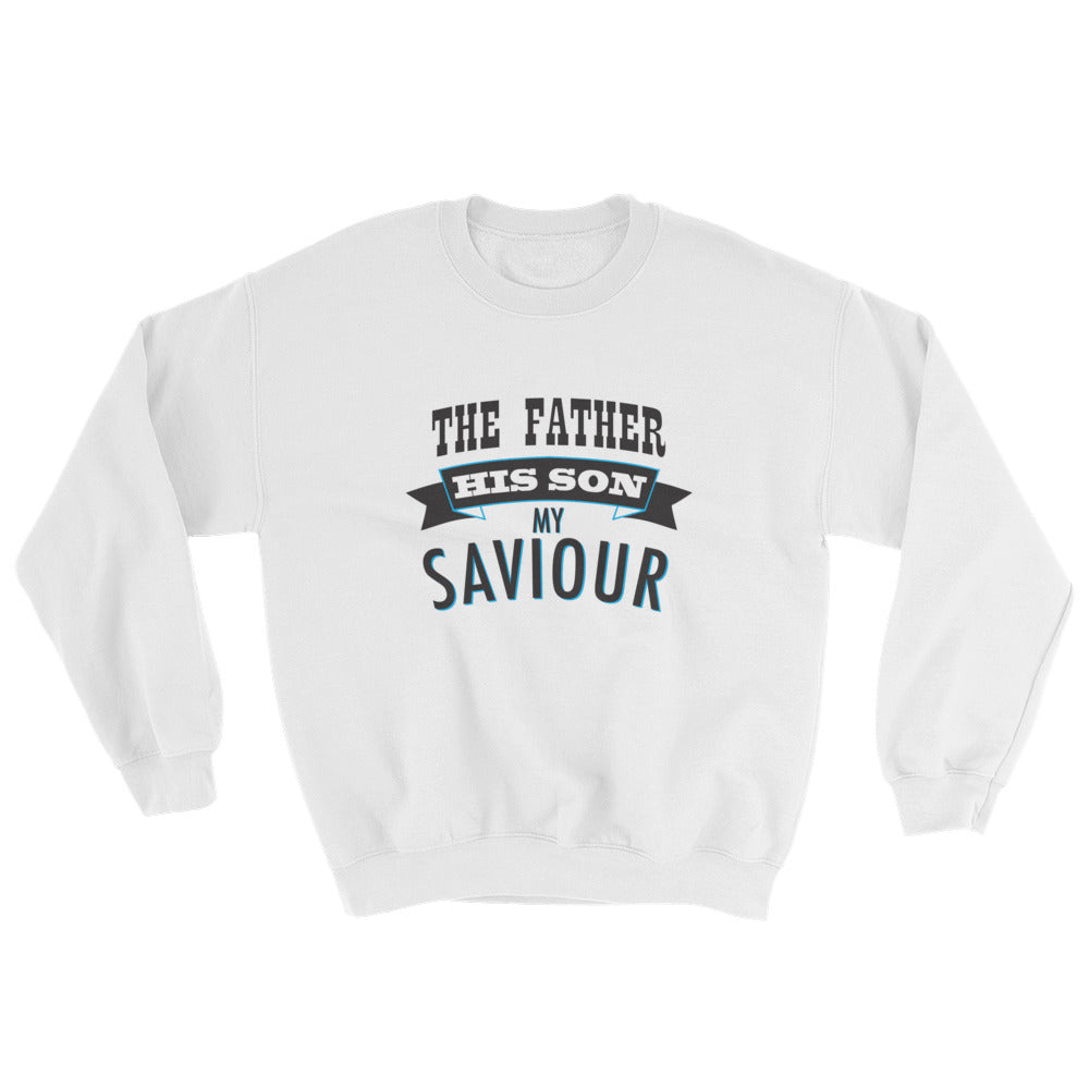 Christian Clothing White The Father Design Sweatshirt